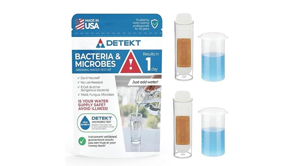 bacteria detection water kit