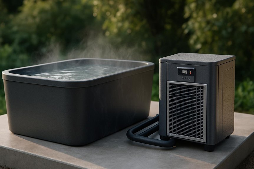 chiller maintains cold water