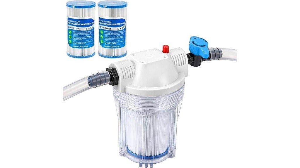 ice bath water filtration