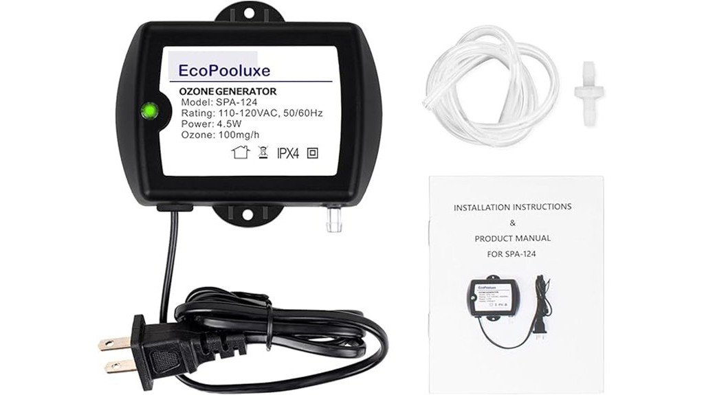 ozone generator for spas