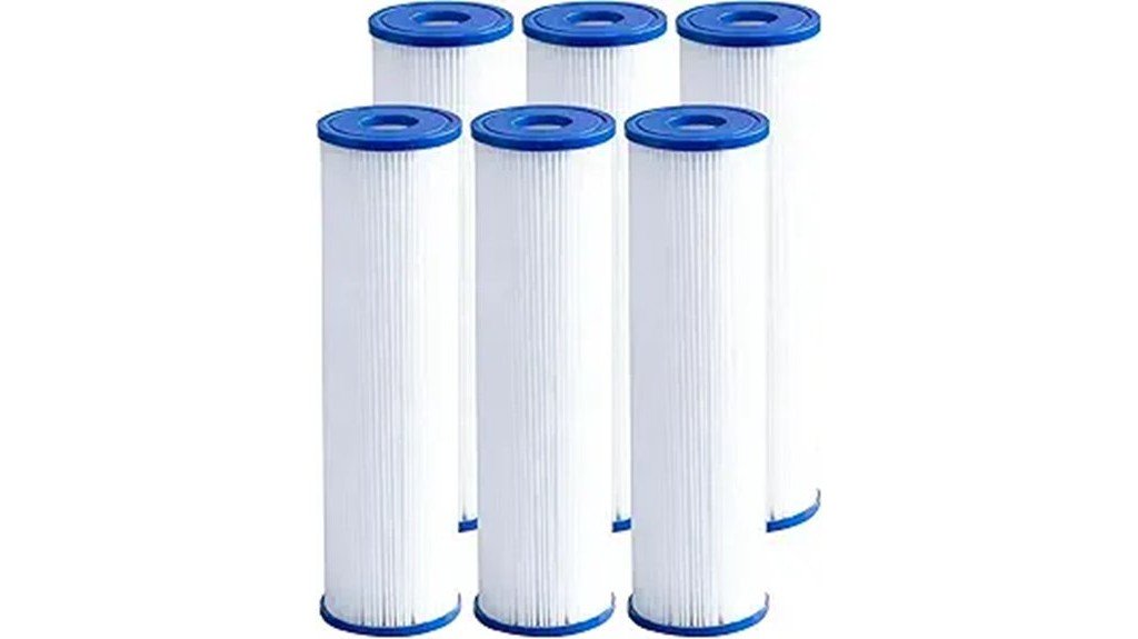 sediment filter six pack